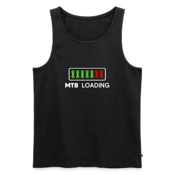 MTB Bicycle Battery Bicycle Chain Mountain Bike - Men's Premium Organic Tank Top - black - Front - Michal (187cm)