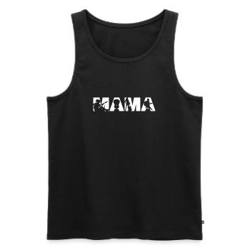 Acoustic Guitar Mama Music Guitar Singer Gift - Men's Premium Organic Tank Top - black - Front - Michal (187cm)