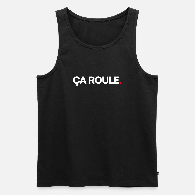 Es rollt - Männer Premium Bio Tank Top - Schwarz