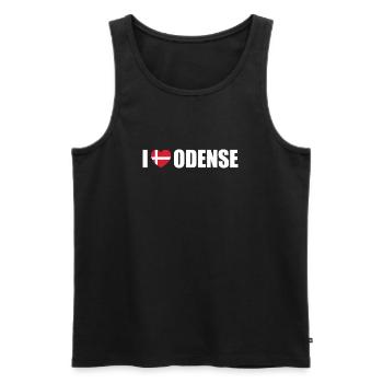 J’adore Odense Danemark - Débardeur bio Premium Homme - noir - Devant - Michal (187cm)