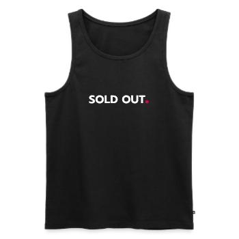 Soldout - Débardeur bio Premium Homme - noir - Devant - Michal (187cm)