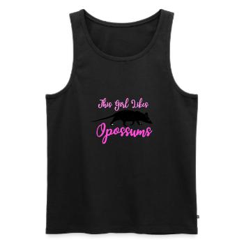 Rongeur, mignon opossum, animal sauvage - Débardeur bio Premium Homme - noir - Devant - Michal (187cm)