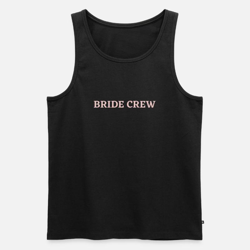 Bride Crew - Männer Premium Bio Tank Top - Schwarz