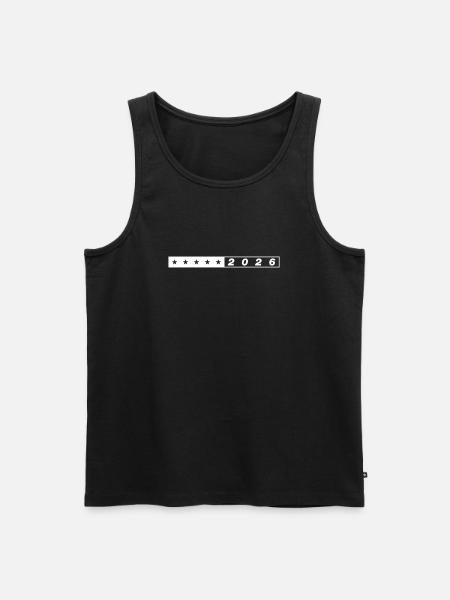 2026 Star Icon - Men's Premium Organic Tank Top - black