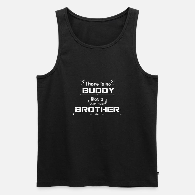 Bester Bruder - Männer Premium Bio Tank Top - Schwarz