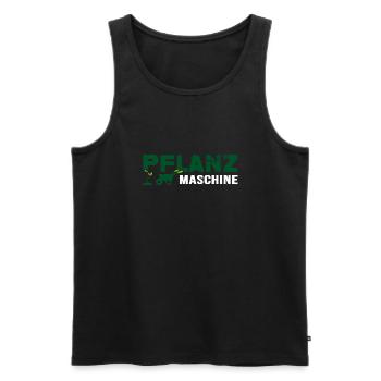 Garten Gartenarbeit Biogarten Pflanzen einpflanzen - Männer Premium Bio Tank Top - Schwarz - Vorne - Michal (187cm)