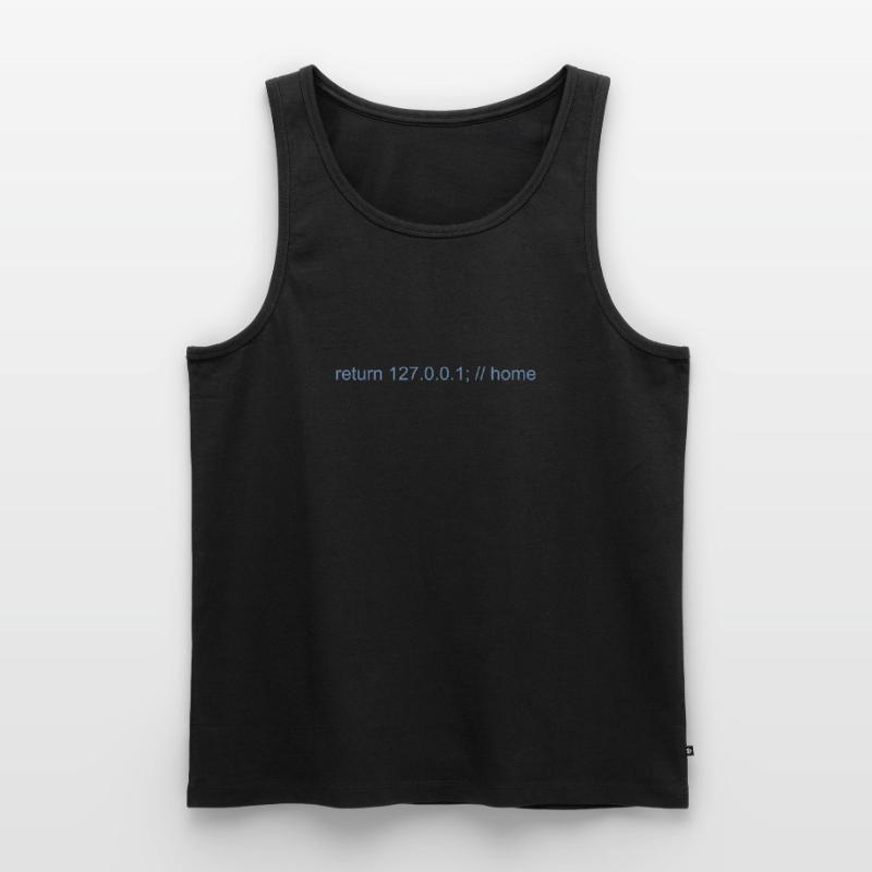 Programmierer Nerd IT Witz Developer Zuhause Männer Premium Bio Tank Top