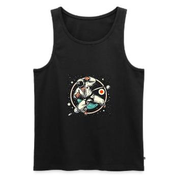 Judo - Débardeur bio Premium Homme - noir - Devant - Michal (187cm)