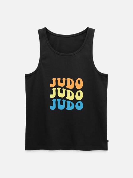 Judo - Men's Premium Organic Tank Top - black