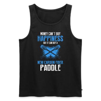 Dragon boating theme for dragon boat paddling - Men's Premium Organic Tank Top - black - Front - Michal (187cm)