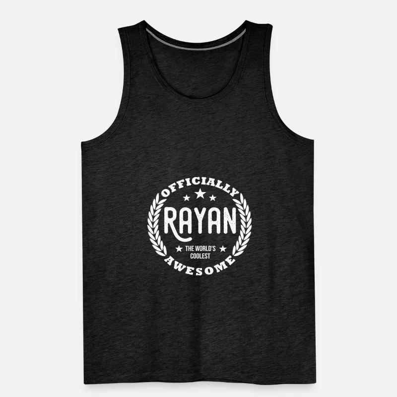 RAYAN personalized first name Men's Premium Organic Tank Top