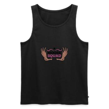 Moose Squad Nature Wildlife Animal Animal Cerf - Débardeur bio Premium Homme - noir - Devant - Michal (187cm)