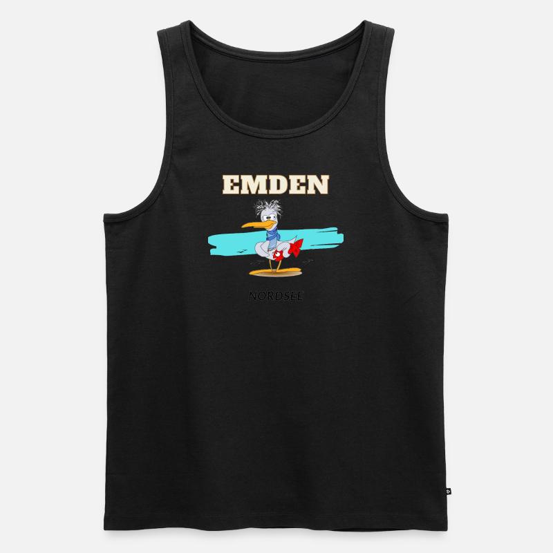 Emden - Männer Premium Bio Tank Top - undefined