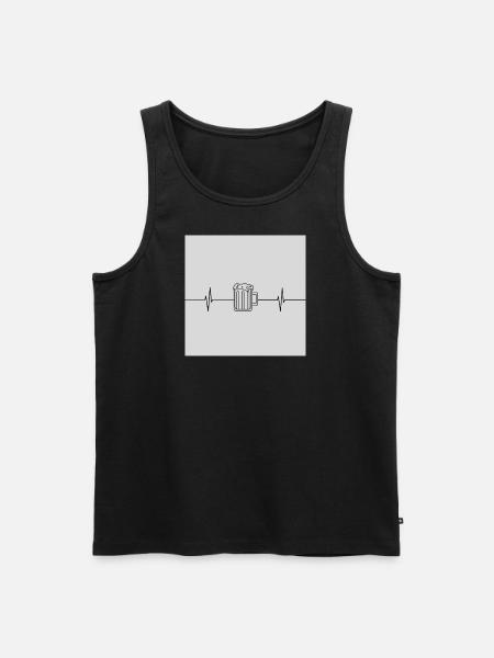 Party Pulsschlag - Männer Premium Bio Tank Top -