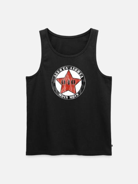 Antifascist Action Hamburg - Men's Premium Organic Tank Top - black