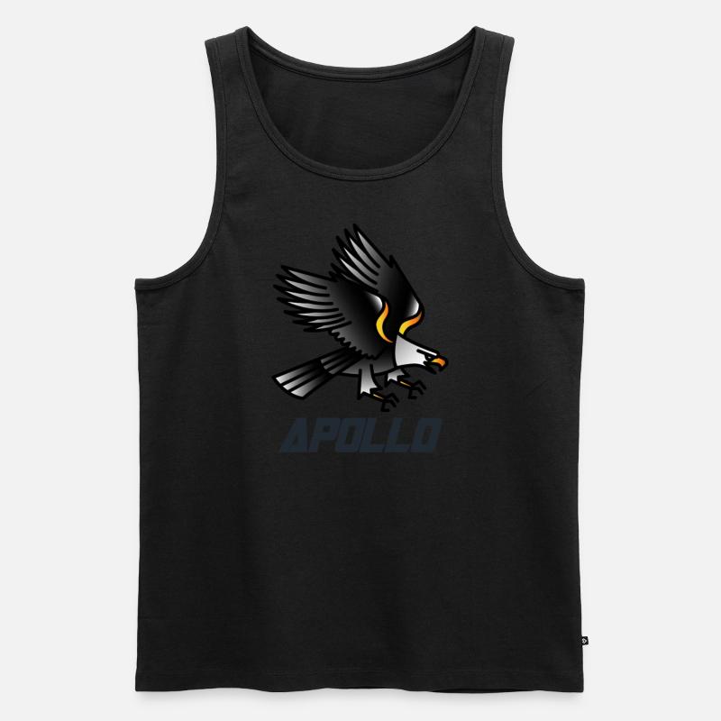 APOLLO ADLER - Männer Premium Bio Tank Top - Schwarz