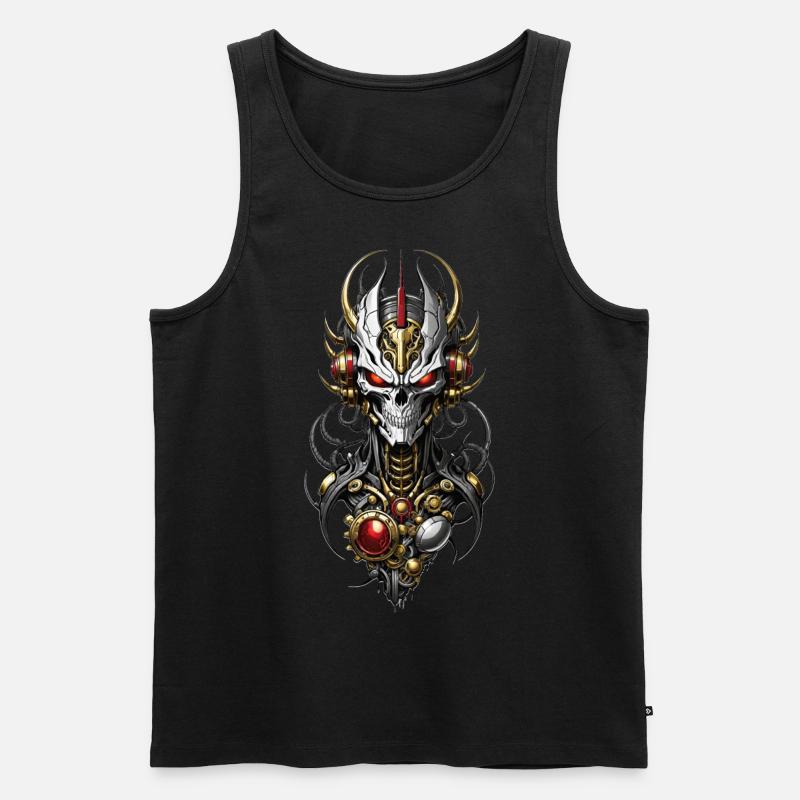 Devilnator - Männer Premium Bio Tank Top - Schwarz