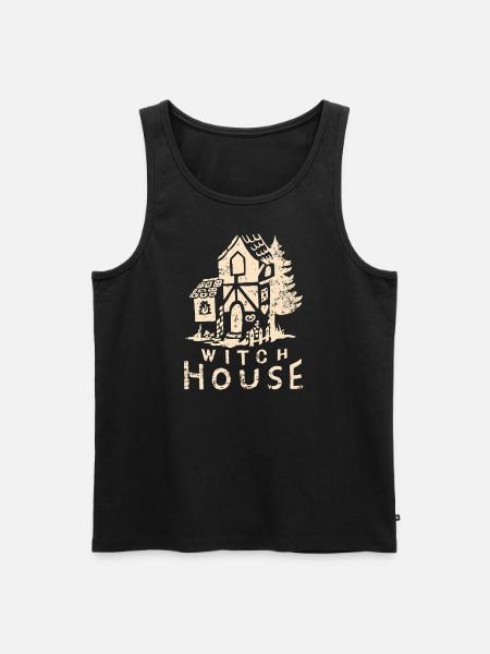 Witch house grungy - Men's Premium Organic Tank Top - black