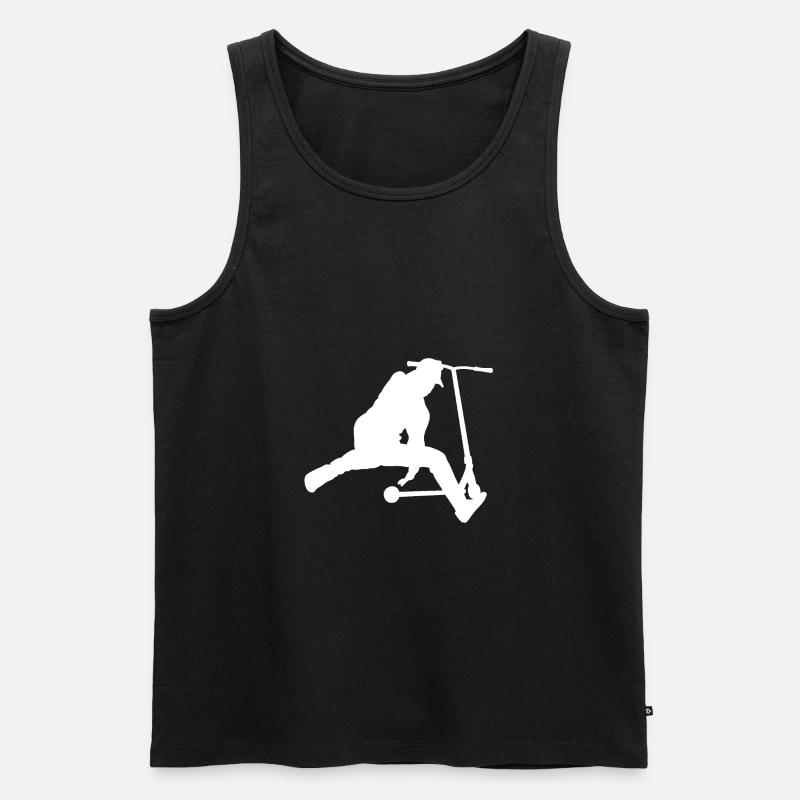 scooter - Männer Premium Bio Tank Top - Schwarz