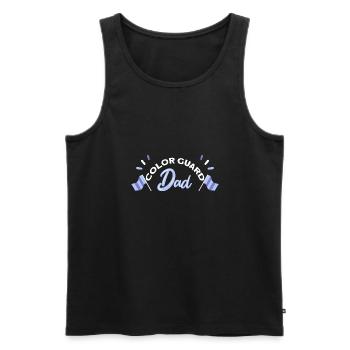 Color Guard - Männer Premium Bio Tank Top - Schwarz - Vorne - AI Model Male 178 light (178cm)