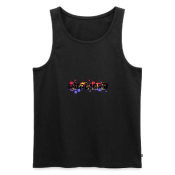 Erzieher Stolz job bunt - Männer Premium Bio Tank Top - Schwarz - Vorne - Michal (187cm)