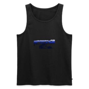 Rennwagen - Männer Premium Bio Tank Top - Schwarz - Vorne - Michal (187cm)