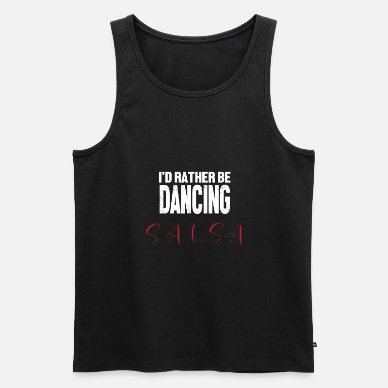 Danseuse de salsa Danseuse - Débardeur bio Premium Homme - noir