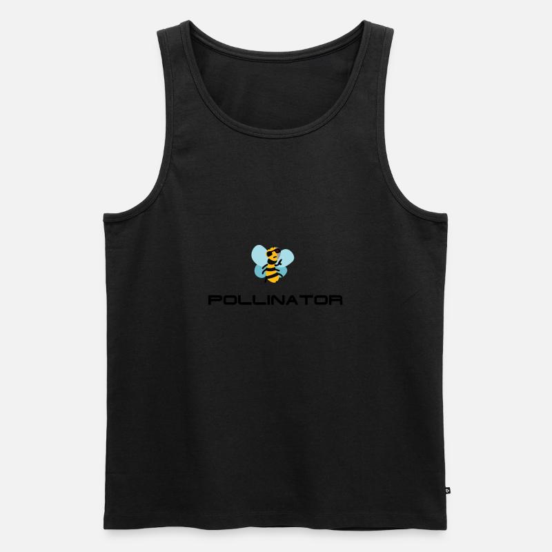 Pollinator Terminator Killerbiene - Männer Premium Bio Tank Top - undefined