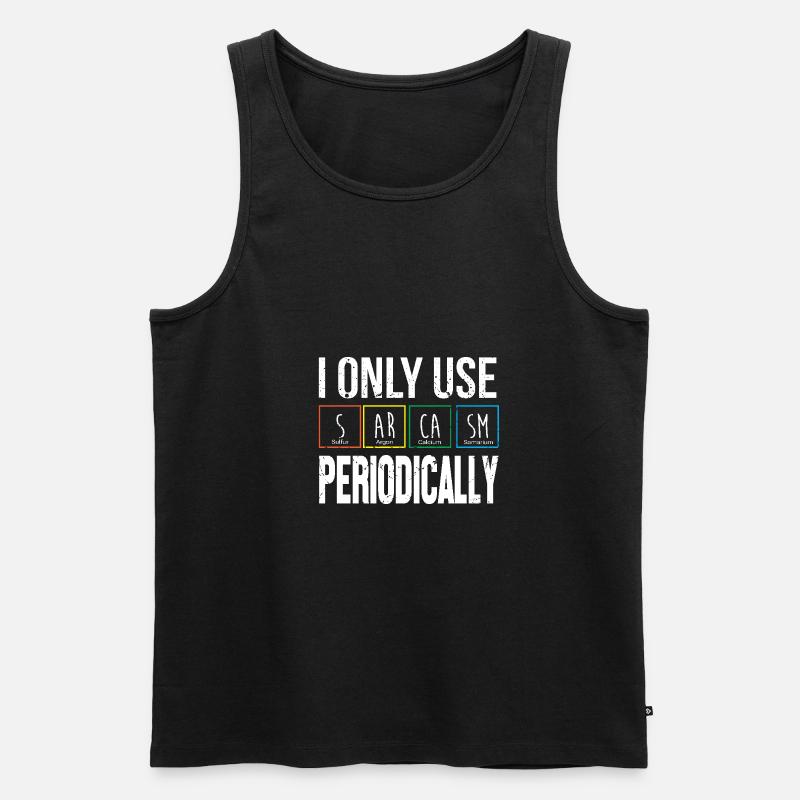 Periodensystem - Männer Premium Bio Tank Top - Schwarz