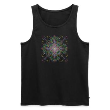 Renaissance 2.0 Key - Männer Premium Bio Tank Top - Schwarz - Vorne - Michal (187cm)