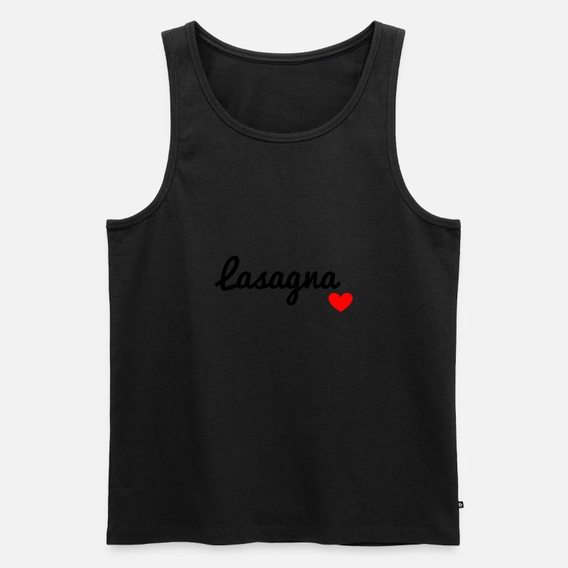 lasagna - Männer Premium Bio Tank Top - undefined