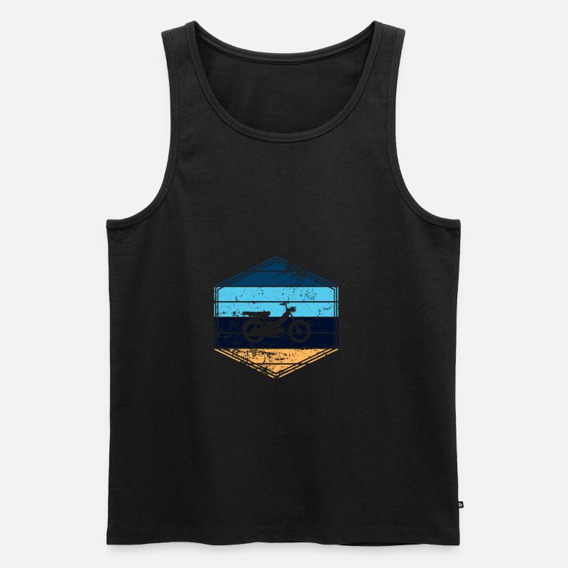 Moped - Männer Premium Bio Tank Top - Schwarz