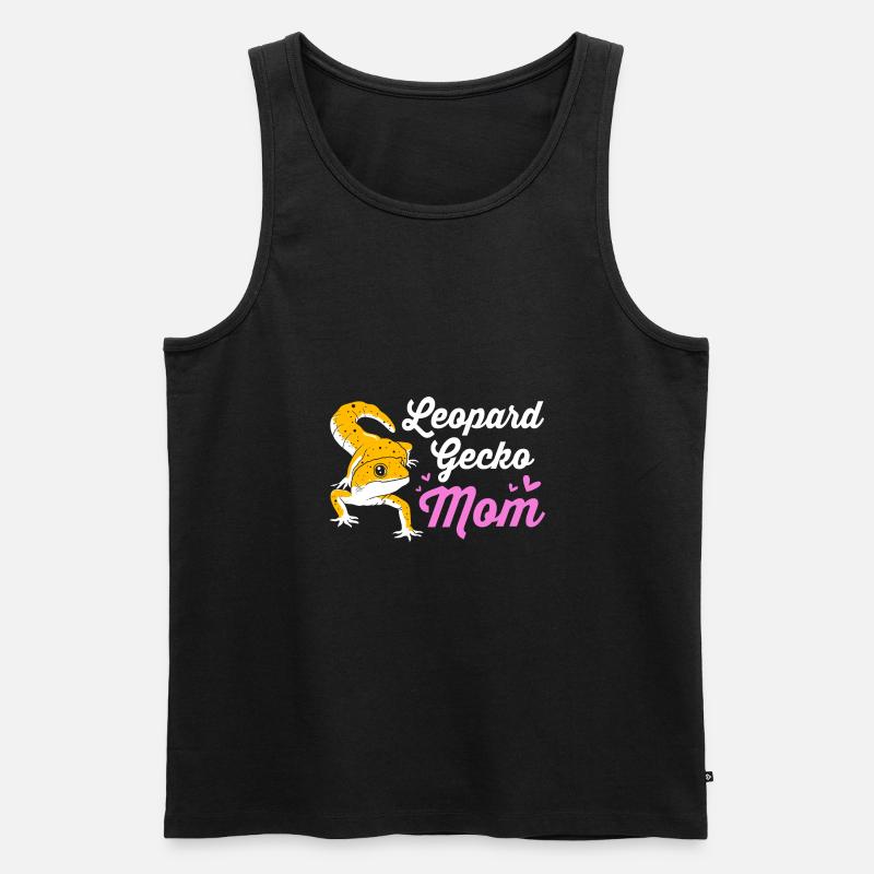 Leopard Gecko - Männer Premium Bio Tank Top - Schwarz