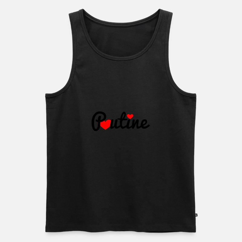 Poutine - Männer Premium Bio Tank Top - undefined