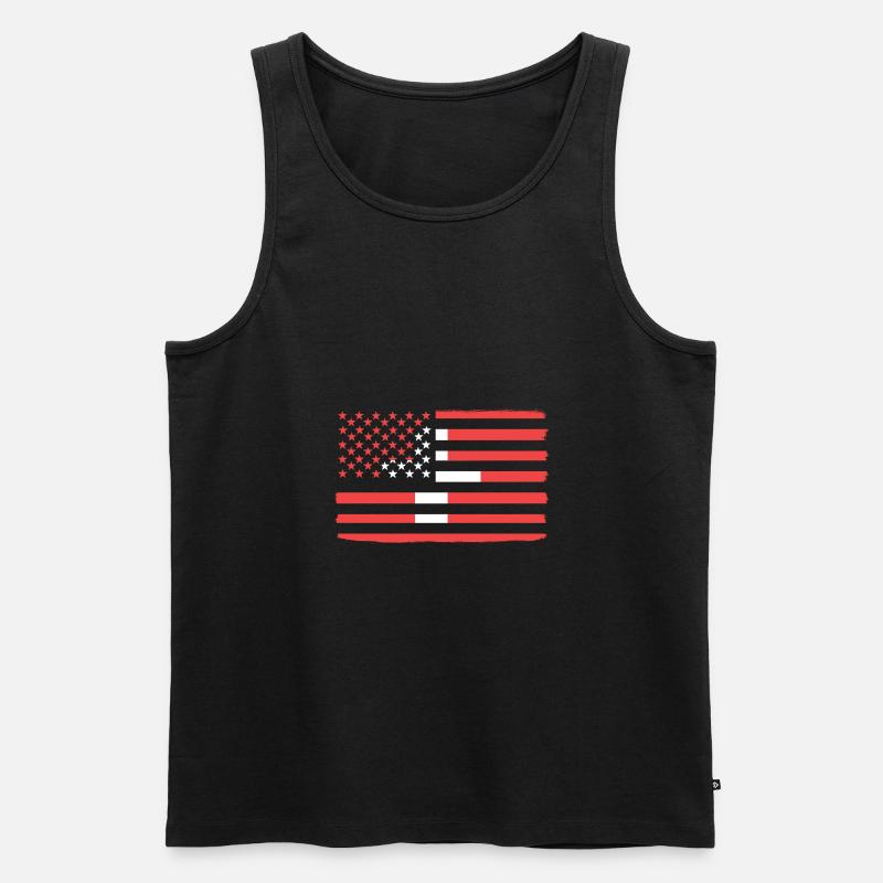 Schweiz Schweizer Schweizerdeutsch - Männer Premium Bio Tank Top - Schwarz