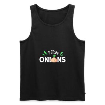 Oignon - Débardeur bio Premium Homme - noir - Devant - Michal (187cm)