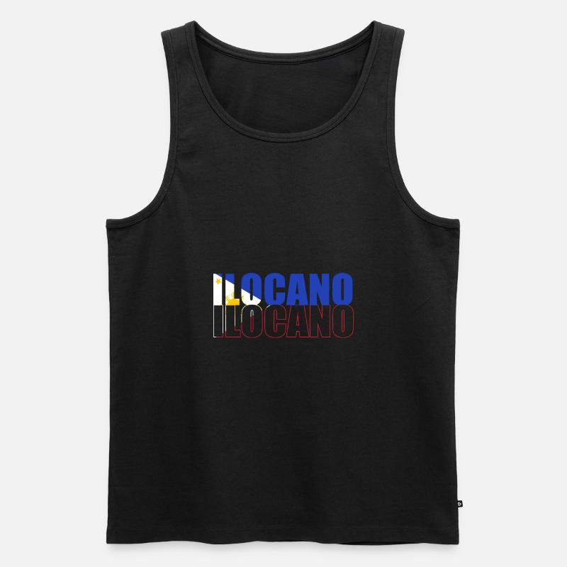 Philippinisch Philippinen - Männer Premium Bio Tank Top - Schwarz