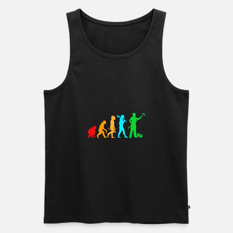 Painter Evolution - Men's Premium Organic Tank Top - black