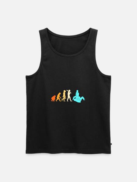 Jiu Jitsu Self Defense - Men's Premium Organic Tank Top - black
