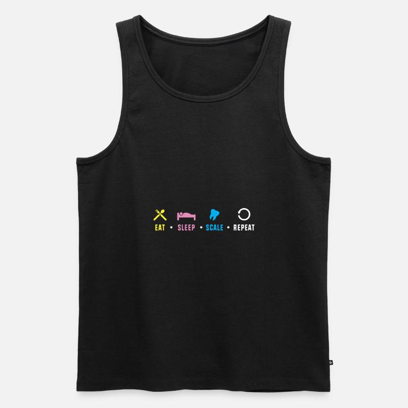 Zahnarzt - Männer Premium Bio Tank Top - Schwarz