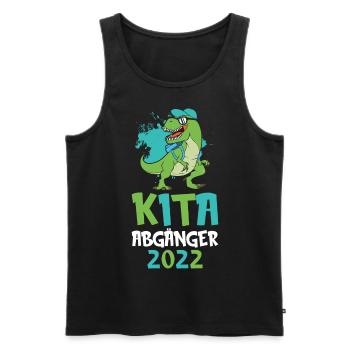 Schulanfang Geschenke Einschulung Erste Klasse - Männer Premium Bio Tank Top - Schwarz - Vorne - Michal (187cm)