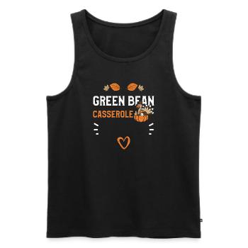 Green Bean Casserole - Männer Premium Bio Tank Top - Schwarz - Vorne - Michal (187cm)