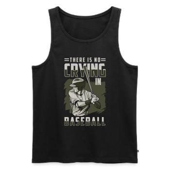 Baseball bat America Baseballer - Men's Premium Organic Tank Top - black - Front - AI Model Male 178 light (178cm)