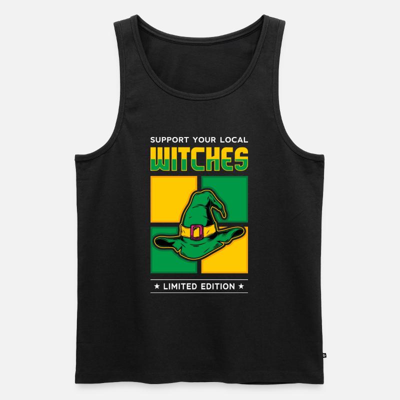 Witches - Männer Premium Bio Tank Top - Schwarz