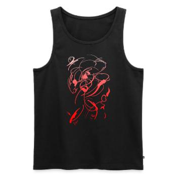 Abstract Fantasy Background - Men's Premium Organic Tank Top - black - Front - Michal (187cm)