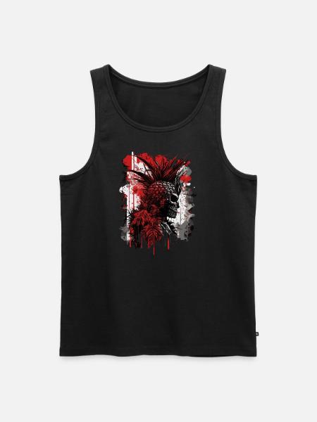 Pineapple Horrorpunk - Men's Premium Organic Tank Top - black