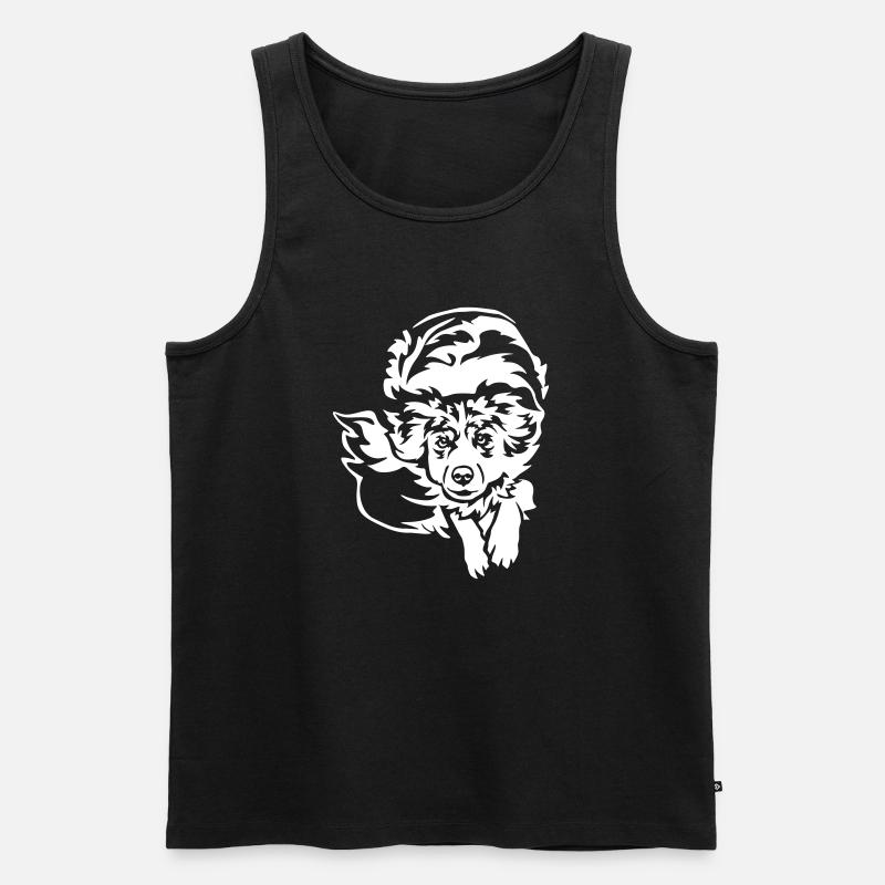 Australian Shepherd "Black Edition" - Männer Premium Bio Tank Top - Schwarz