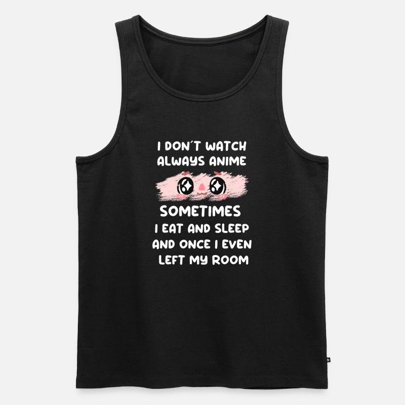 Anime - Männer Premium Bio Tank Top - Schwarz