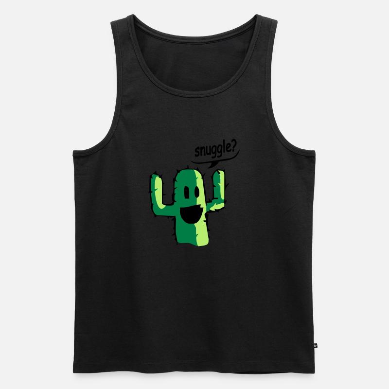 snuggle - Männer Premium Bio Tank Top - Schwarz