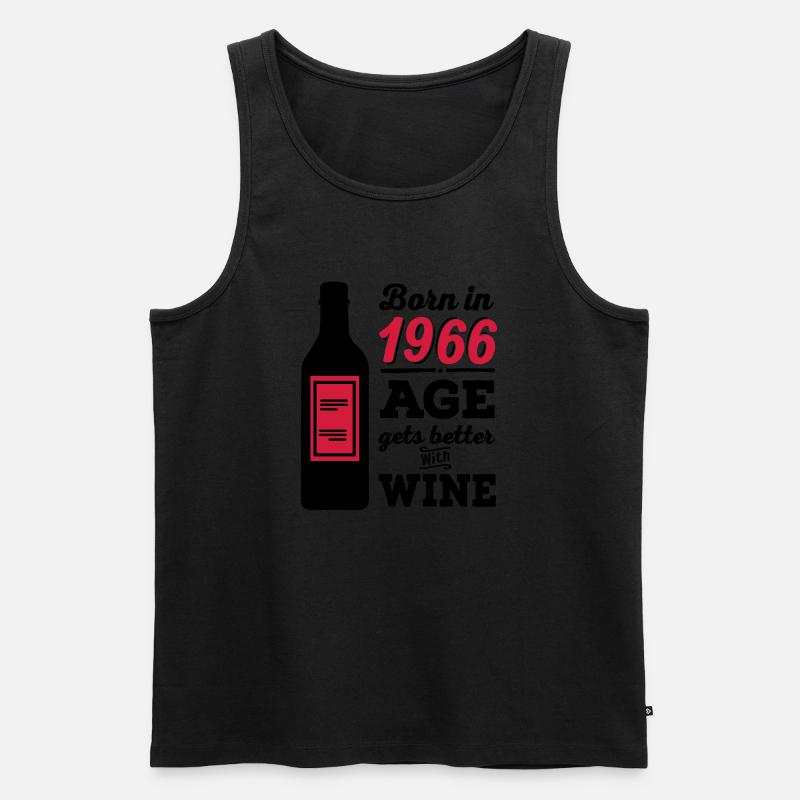1966 - Männer Premium Bio Tank Top - Schwarz